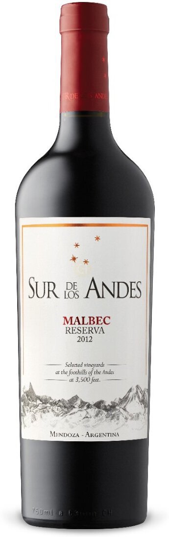 SUR DE LOS ANDES MALBEC RESERVA