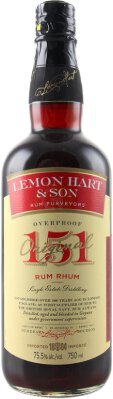 LEMON HART 151 OVER PROOF RUM