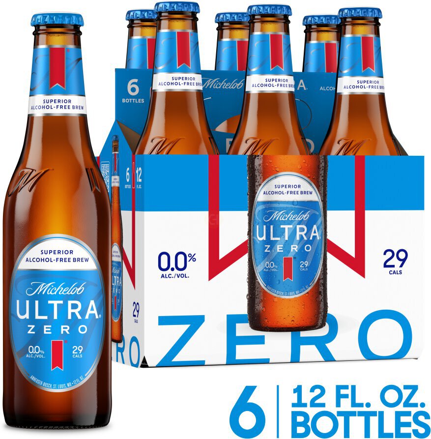 Michelob ULTRA Zero Non-Alcoholic American Lager Beer