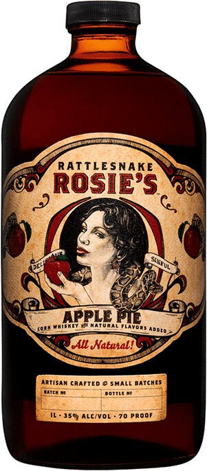 RATTLESNAKE ROSIE'S APPLE PIE WHISKEY