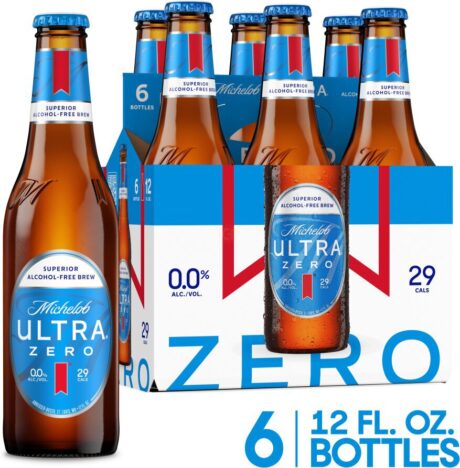 Michelob ULTRA Zero Non-Alcoholic American Lager Beer