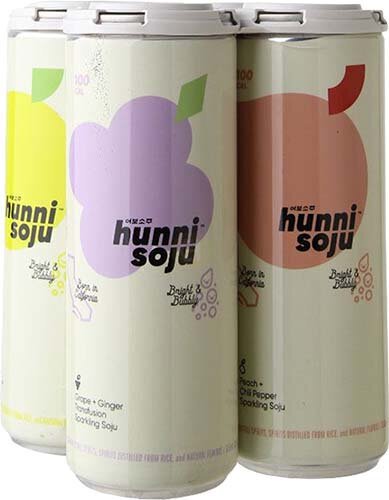 YOBO HUNNI SPARKLING SOJU GRAPE GINGER