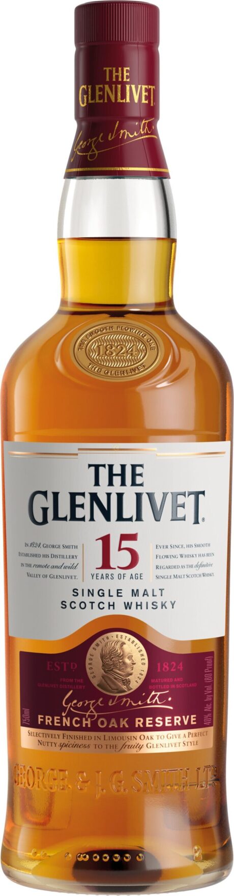 GLENLIV FR OAK 15Y6P 750M